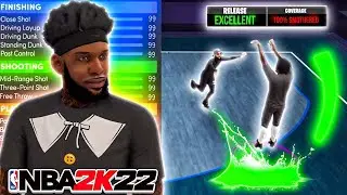*NEW* BEST SHOOTING CENTER BUILD on NBA 2K22  - THE BEST STRETCH BIG BUILD