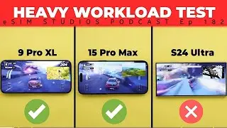 eSIM STUDIOS PODCAST Ep 182 - Google Pixel 9 Pro iPhone 15 Pro Max S24 Ultra Benchmark Stress Test
