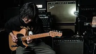 【Brush eight】TMG Guitar Co. Gatton “Blackguard” Butterscotch Blonde “Heavy Checking”