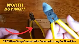 OTLOOMTBT 2 PCS Ultra Sharp Compact Wire Cutters,Long Flat Nose Pliers | Worth Buying?