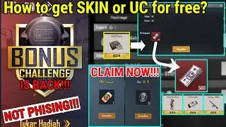 Trik dapat UC PUBG Mobile Gratis - How to get UC or Skin Pubg mobile for free (Bonus Challenge)