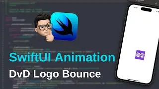 DvD Logo Animation Reimagined | Endless DvD Bounce | Lofi Beats | SwiftUI Effects