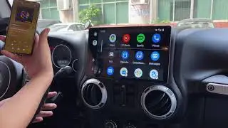 GPS And Music Plays On Joying Wireless Android Auto