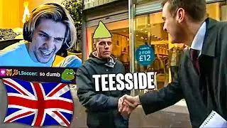 xQc discovers Teesside UK (pepega)