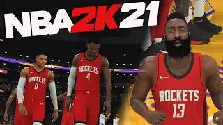 MÓJ PIERWSZY MECZ W GRZE NBA2K21!