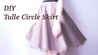 DIY Tulle Circle Skirt / Sewing Tutorialㅣmadebyaya