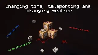 Teleporting, Weather and Time Commands Explained | Commands for Dummies | #1