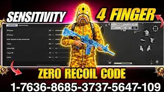 pubg Mobile/Bgmi Sensitivity Settings 2026 🔥 New Update 4.4 Code 🔥 Best Scope Sensitivity Settings