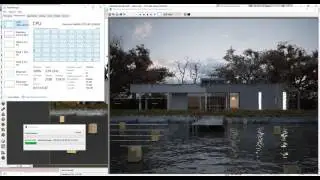 2 x Intel Xeon E-5 2683 v3, 14/56H, 2Ghz, 3ds Max & V-ray exterior rendering test.