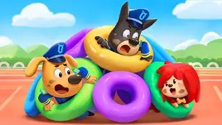 My Pet Won't Take a Bath | Fun Story about Hygiene | Safety Rules for Kids | Sheriff Labrador