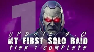 Injustice 2 Mobile | SOLO RAID | 1 Tier complete | Update 4.0