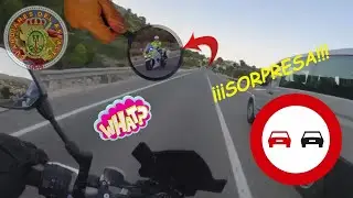 Pillada Guardia Civil de Tráfico a motorista adelantando en lugar prohibido
