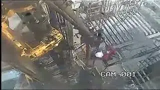 Major Nearly Fatal accident to a Derrickman on Oil Rig