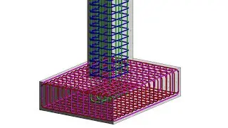 9- 3D Rebaring for a RC Frame - Revit.