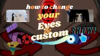How to change/custom your eyes in (Shindo Life 2)