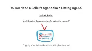 S0101 Do You Need a Seller's Agent aka a Listing Agent