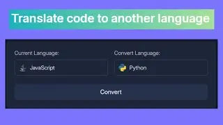 தமிழில்|AI Code Generation & AI Code Translation |Grammarly for programmers