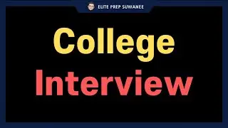 【English】 Interview #interview #College Interview