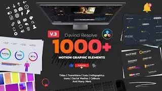 Motion Graphic Pack for Davinci Resolve Download