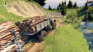 SPINTIRES 03.03.16 #310 карта Sneak River
