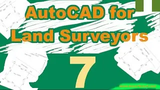 AutoCAD for Land Surveyors 007 - Adding a legend, list of coordinates and plotting the plan to PDF