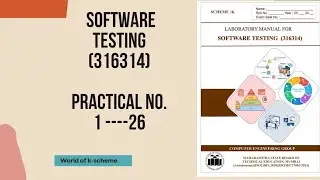 Software Testing Practical 1 to 26 Complete Manual Answers | MSBTE K Scheme Diploma