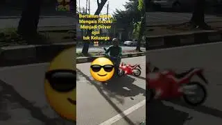 Driver Ojol Berjuang Tuk Keluarga, punya sepasang putri Kembar Cantik 😁 #driver #ojol #grab #shorts
