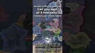 HOI4 Spot All 5 Mistakes! #shorts #hoi4