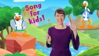 Funny song for pre-school kids 🎵 GIDDY THE GOOSE 🐣 Get up & dance! 😎 Animal JamZ