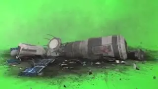 Green Screen FX, Satellite  Crash
