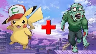 Pokemon and Pokemon character in Zombie mood .🧟‍♀️ #pikachu #ash #viral #SD PoGo.