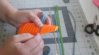 (fr) Quilling : Tuto #1 de 6 , De fleur a mandala , série #3 .