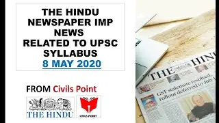 The Hindu Newspaper 8 May 2020