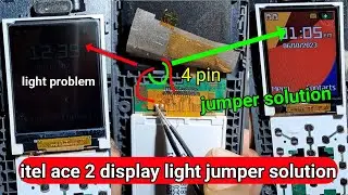 itel ace 2n display light solution | itel ace 2n display light jumper solution