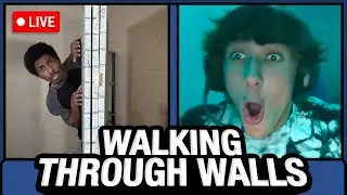 WALKING THROUGH WALLS on OMEGLE (LIVE)