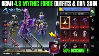 Bgmi 4.3 Mythic Forge Outfits & Gun Skin | 50% Discount In 4.3 Mythic Forge Event 