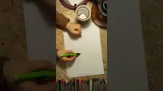 Как нарисовать птицу （видео урок）.