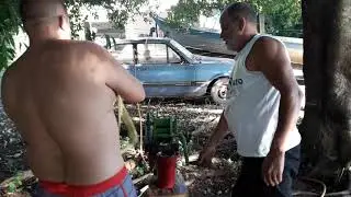Engenho funcionando.