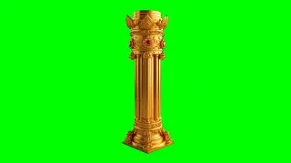 Pillar Green Screen 01 |  Ladila Screen Dhamal ||
