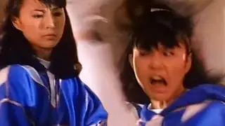 Two girls are too powerful together, so they split up to lure them away and fight them one by one.