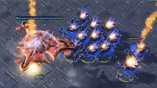 PROTOSS MOTHERSHIP vs ALL ZERG UNITS!! [STARCRAFT 2 BATTLES]
