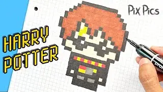 HARRY POTTER PIXEL ART - Step by Step TUTORIAL