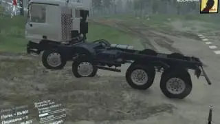 SPIN TIRES # 25 Mercedes-Benz Actros 8x8