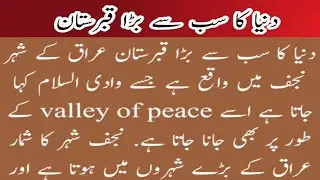 دنیا کا سب سے بڑا قبرستان || 9 کلومیٹر رقبے پر پھیلا قبرستان