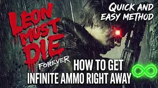 HOW TO GET INFINITE AMMO RIGHT AWAY! - Leon Must Die Forever DLC - Resident Evil Requiem