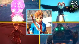 Oceanhorn 2: Knights of the Lost Realm (2023 PC/STEAM) All Bosses 4K 60FPS [No Commentary]