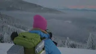Frosty Beskid Żywiecki and night in new sleeping bags