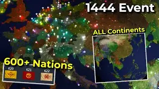 1444 Event in Rise of Nations | 600+ Countries! And NEW Custom Formables!