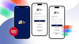 Figma Login & Sign Up Pages: Animated Logo Intro UI/UX Design Tutorial.