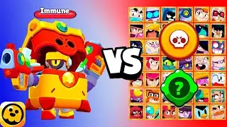 OMEGA DARRYL BOSS VS All Brawlers | Brawl Stars Battle